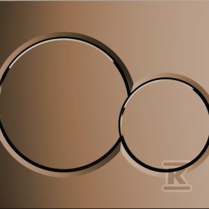 Przycisk uruchamiający Geberit Sigma01, przedni, edelmessing, okrągły 115.770.DT.5 Przycisk uruchamiający Geberit Sigma01, przedni, edelmessing, okrągły 115.770.DT.5