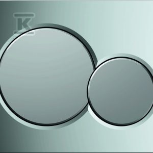 Przycisk uruchamiający Geberit Sigma01, przedni, chrom mieszany, okrągły 115.770.KA.5 Przycisk uruchamiający Geberit Sigma01, przedni, chrom mieszany, okrągły 115.770.KA.5