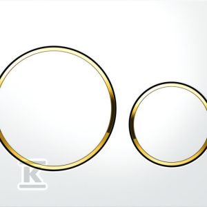 Przycisk uruchamiający Geberit Sigma20, przedni, biały-złoty-biały, okrągły 115.882.KK.1 Przycisk uruchamiający Geberit Sigma20, przedni, biały-złoty-biały, okrągły 115.882.KK.1