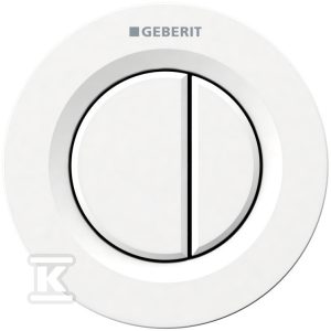 Pneumatyczny przycisk uruchamiający WC Typ 01, ręczny, podtynkowy, dwudzielny, biały 116.042.11.1 Pneumatyczny przycisk uruchamiający WC Typ 01, ręczny, podtynkowy, dwudzielny, biały 116.042.11.1