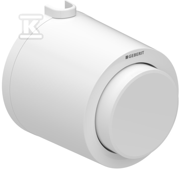 Pneumatyczny przycisk uruchamiający WC Typ 01, ręczny, natynkowy, Sigma 8cm, pojedynczy, biały 116.047.11.1 - obrazek 1