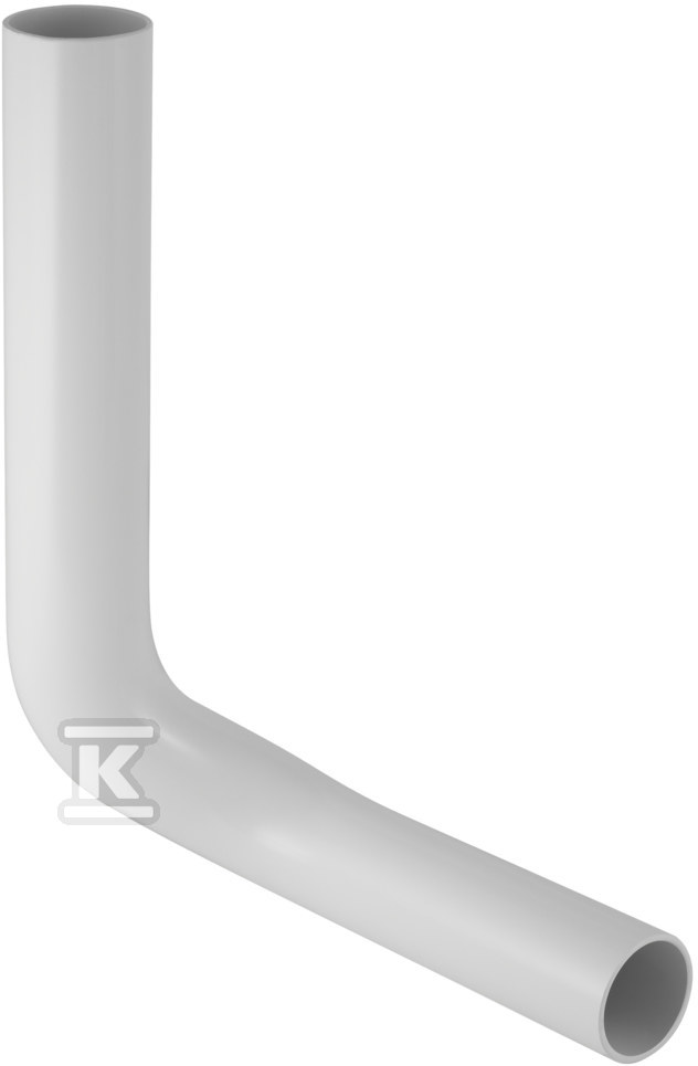 Rura spłukująca, niecentryczna, prawa, 14cm, biały-alpin 118.116.11.1 - obrazek 1