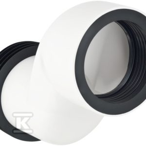 Króciec przyłączeniowy odpływu do WC stojącego, odsadzkowy 7cm 131.108.11.1 Króciec przyłączeniowy odpływu do WC stojącego, odsadzkowy 7cm 131.108.11.1
