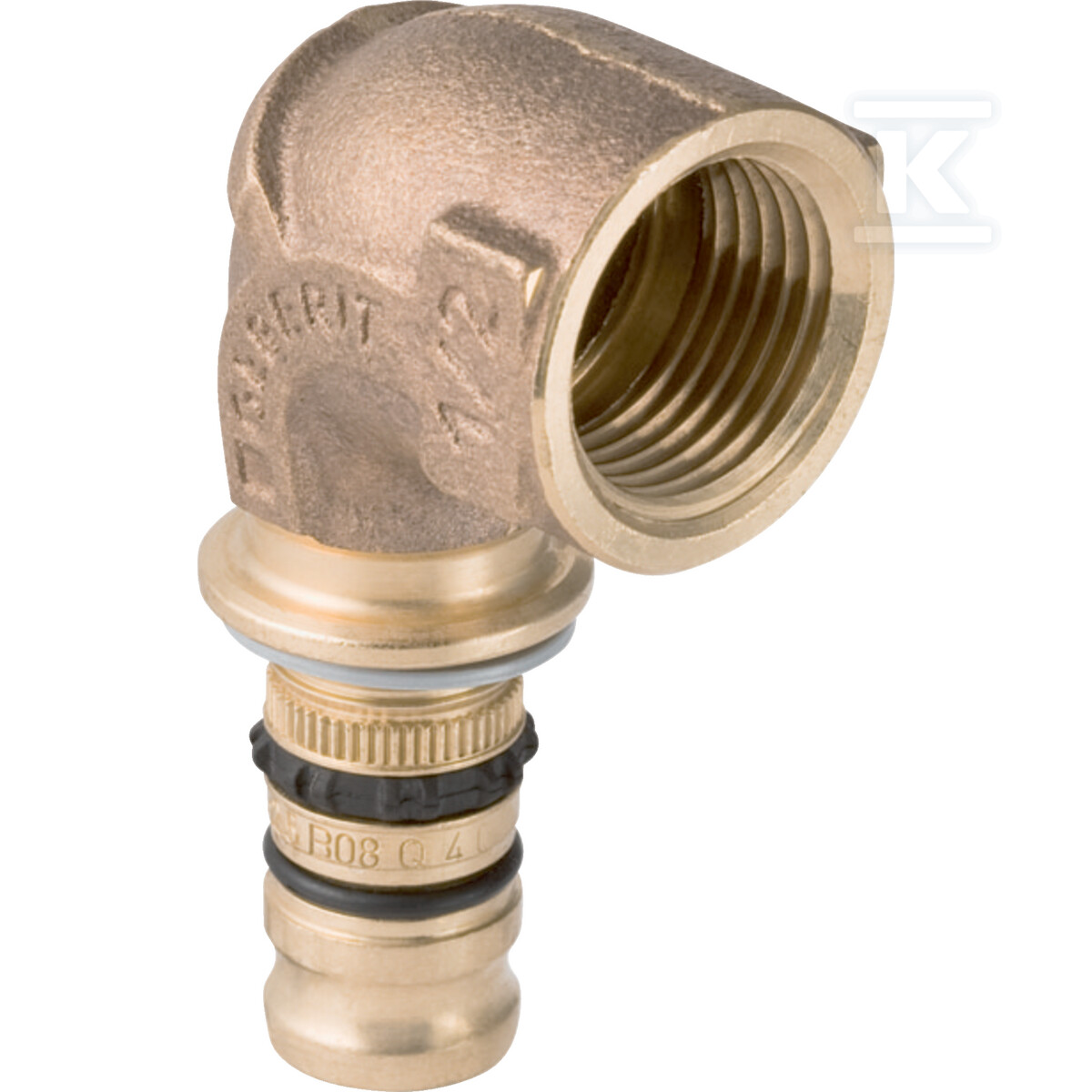 Kolano Geberit Mepla 90° z gwintem wewnętrznym: CC499K, d=40mm, Rp=1 1/4