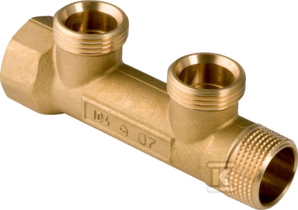 Rozdzielacz Geberit Mepla podwójny R3/4″-EuG3/4″-3/4″ 612.422.00.1