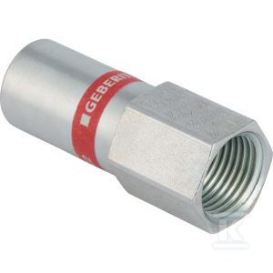 Złączka przejściowa Geberit Mapress C-Stahl z gwintem wewnętrznym i końcówką wsuwaną: d=35mm, Rp=1/2” 21912 Złączka przejściowa Geberit Mapress C-Stahl z gwintem wewnętrznym i końcówką wsuwaną: d=35mm, Rp=1/2” 21912