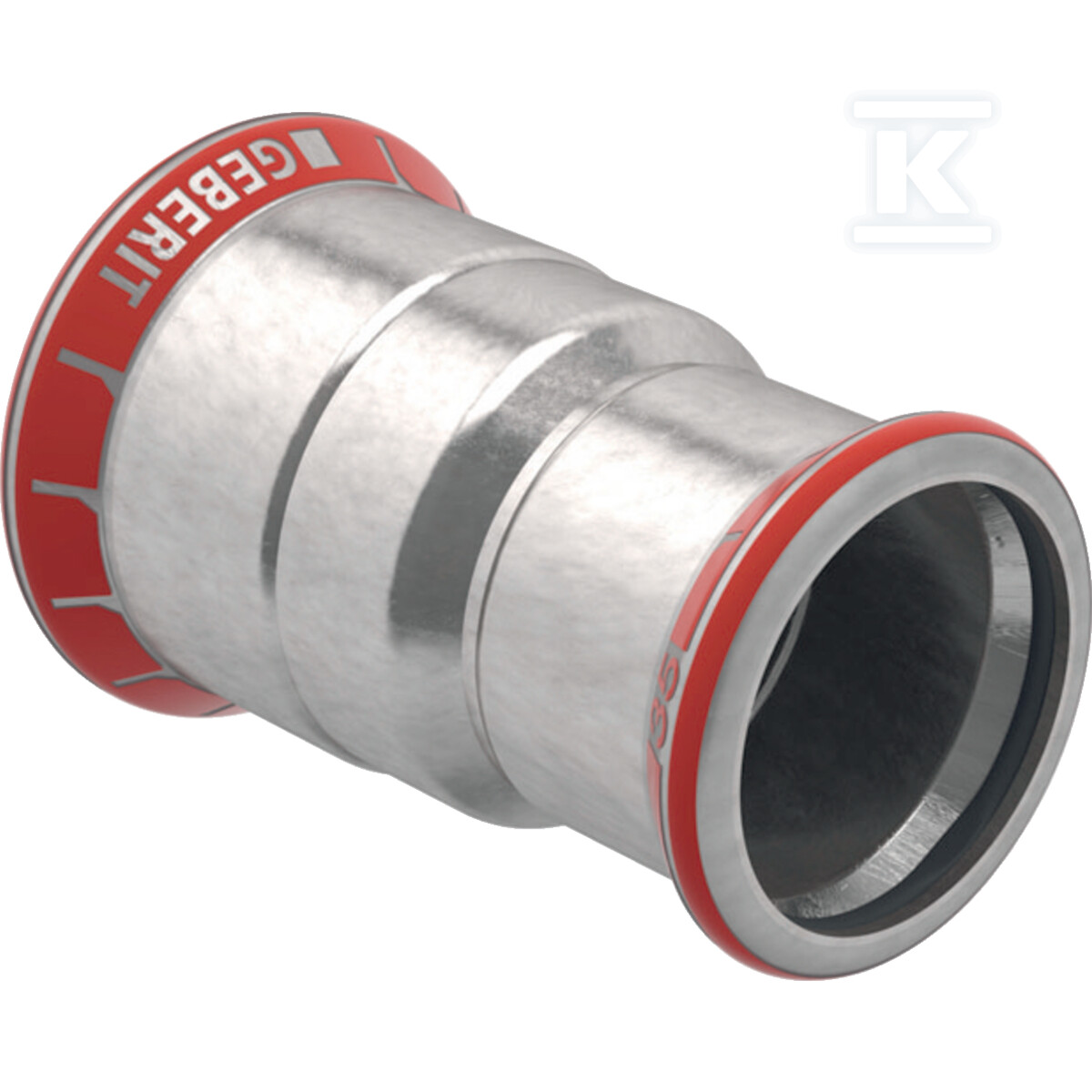 Mufa redukcyjna Geberit Mapress C-Stahl: d=54mm, d1=42mm 22025 - obrazek 1