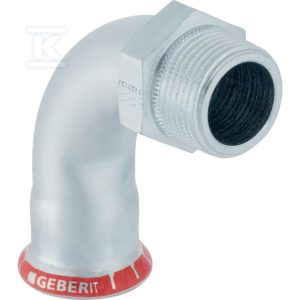 Kolano przejściowe Geberit Mapress C-Stahl 90° z gwintem zewnętrznym: d=42mm, R=1 1/2” 23510 Kolano przejściowe Geberit Mapress C-Stahl 90° z gwintem zewnętrznym: d=42mm, R=1 1/2” 23510