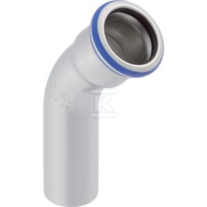 Kolano Geberit Mapress Edelstahl z końcówką wsuwaną: 45°, d=12mm 30701