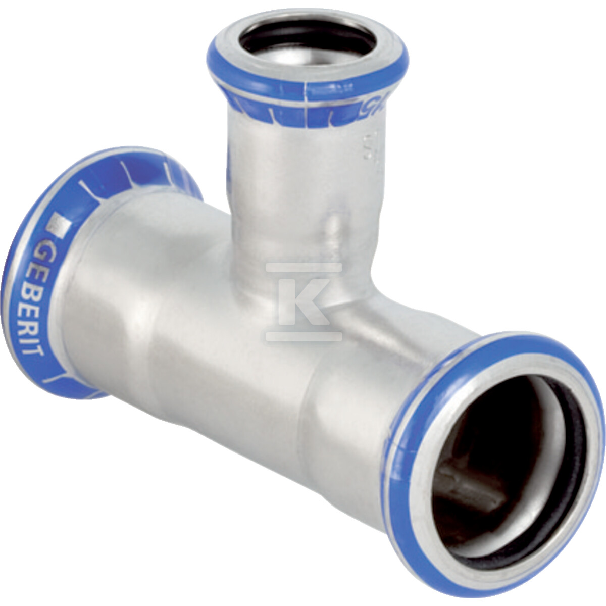 Trójnik redukcyjny Geberit Mapress Edelstahl: d=22mm, d1=15mm, d2=18mm 31227 - obrazek 1