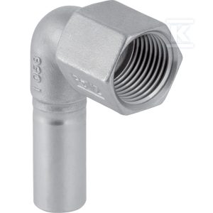 Kolano przejściowe Geberit Mapress Edelstahl 90° z gwintem wewnętrznym i końcówką wsuwaną: d=15mm, Rp=1/2” 33203 Kolano przejściowe Geberit Mapress Edelstahl 90° z gwintem wewnętrznym i końcówką wsuwaną: d=15mm, Rp=1/2” 33203