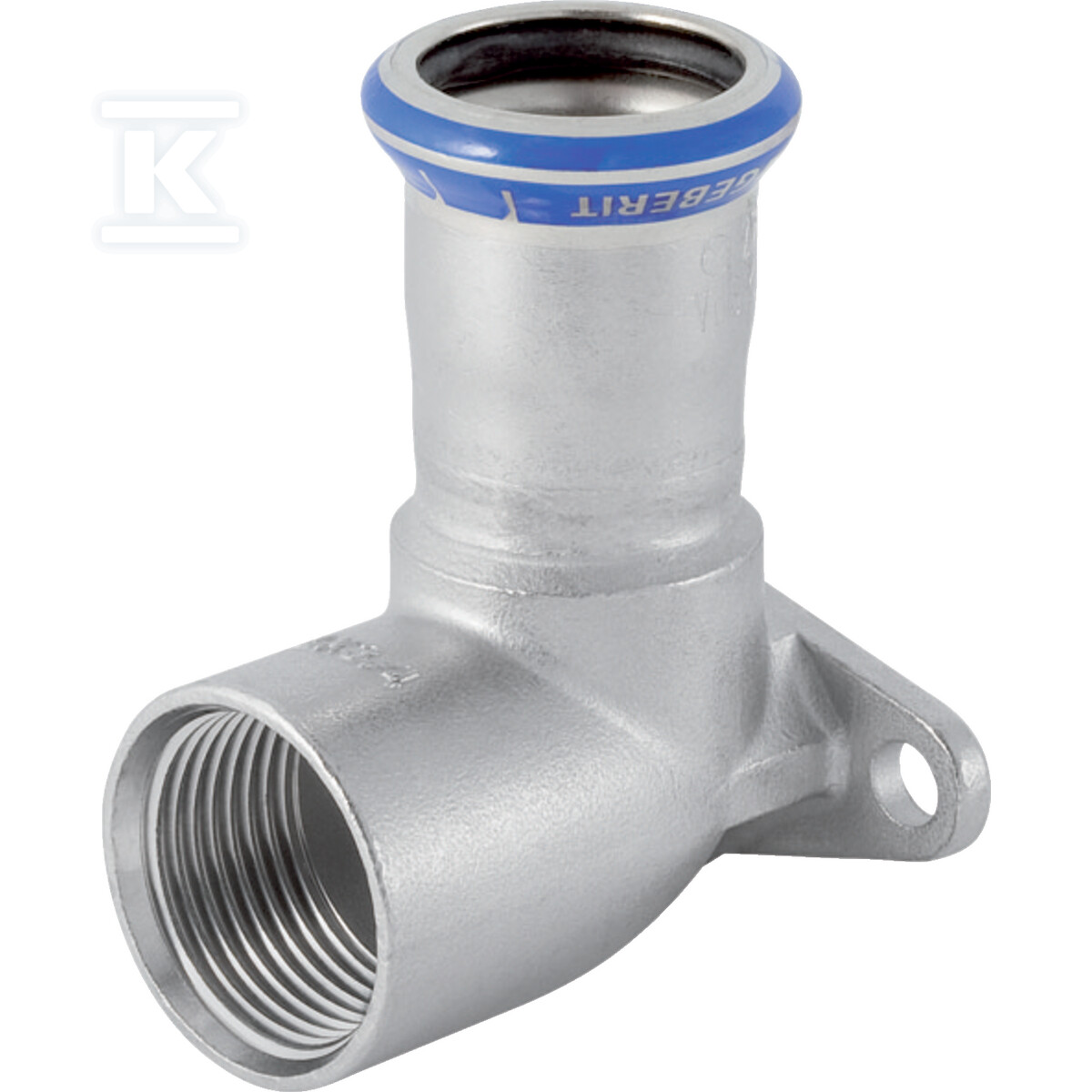 Kolanko przyłączeniowe Geberit Mapress Edelstahl 90°: d=22mm, Rp=3/4