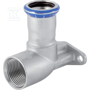 Kolanko przyłączeniowe Geberit Mapress Edelstahl 90° z odsadzeniem: d=22mm, Rp=3/4”, L1=6.5cm 33427 Kolanko przyłączeniowe Geberit Mapress Edelstahl 90° z odsadzeniem: d=22mm, Rp=3/4”, L1=6.5cm 33427