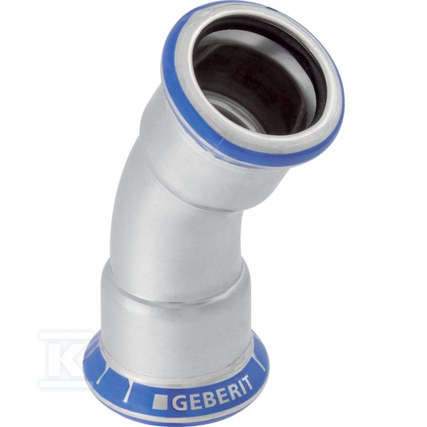 Kolano Geberit Mapress Edelstahl: 30°, d=88.9mm 36129