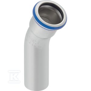 Kolano Geberit Mapress Edelstahl z końcówką wsuwaną: 30°, d=76.1mm 36138