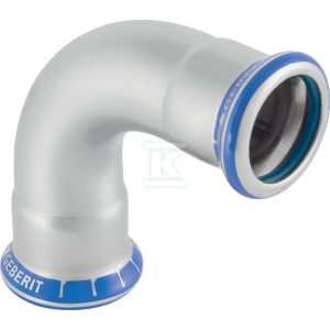 Kolano Geberit Mapress Edelstahl (FKM niebieski): 90°, d=15mm 50282 Kolano Geberit Mapress Edelstahl (FKM niebieski): 90°, d=15mm 50282