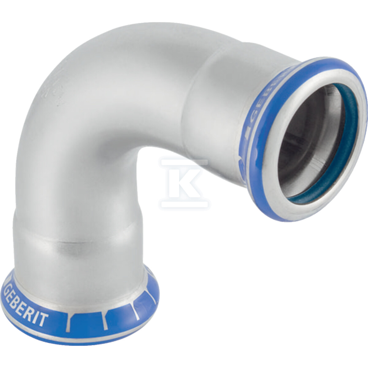 Kolano Geberit Mapress Edelstahl (FKM niebieski): 90°, d=28mm 50285 - obrazek 1