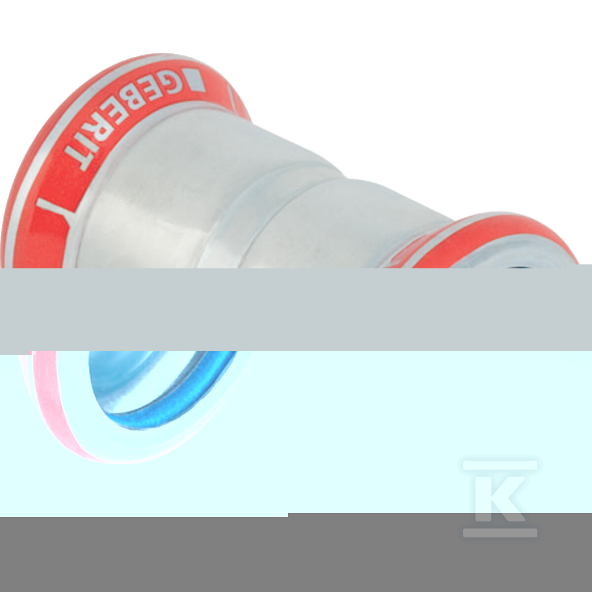 Mufa Geberit Mapress C-Stahl (FKM niebieski): d=54mm 51068 - obrazek 1