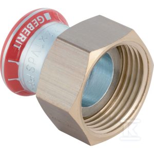 Złączka przejściowa z nakrętką Geberit Mapress C-Stahl (FKM niebieski): d=28mm, di=26mm, G=1 1/4” 51665 Złączka przejściowa z nakrętką Geberit Mapress C-Stahl (FKM niebieski): d=28mm, di=26mm, G=1 1/4” 51665