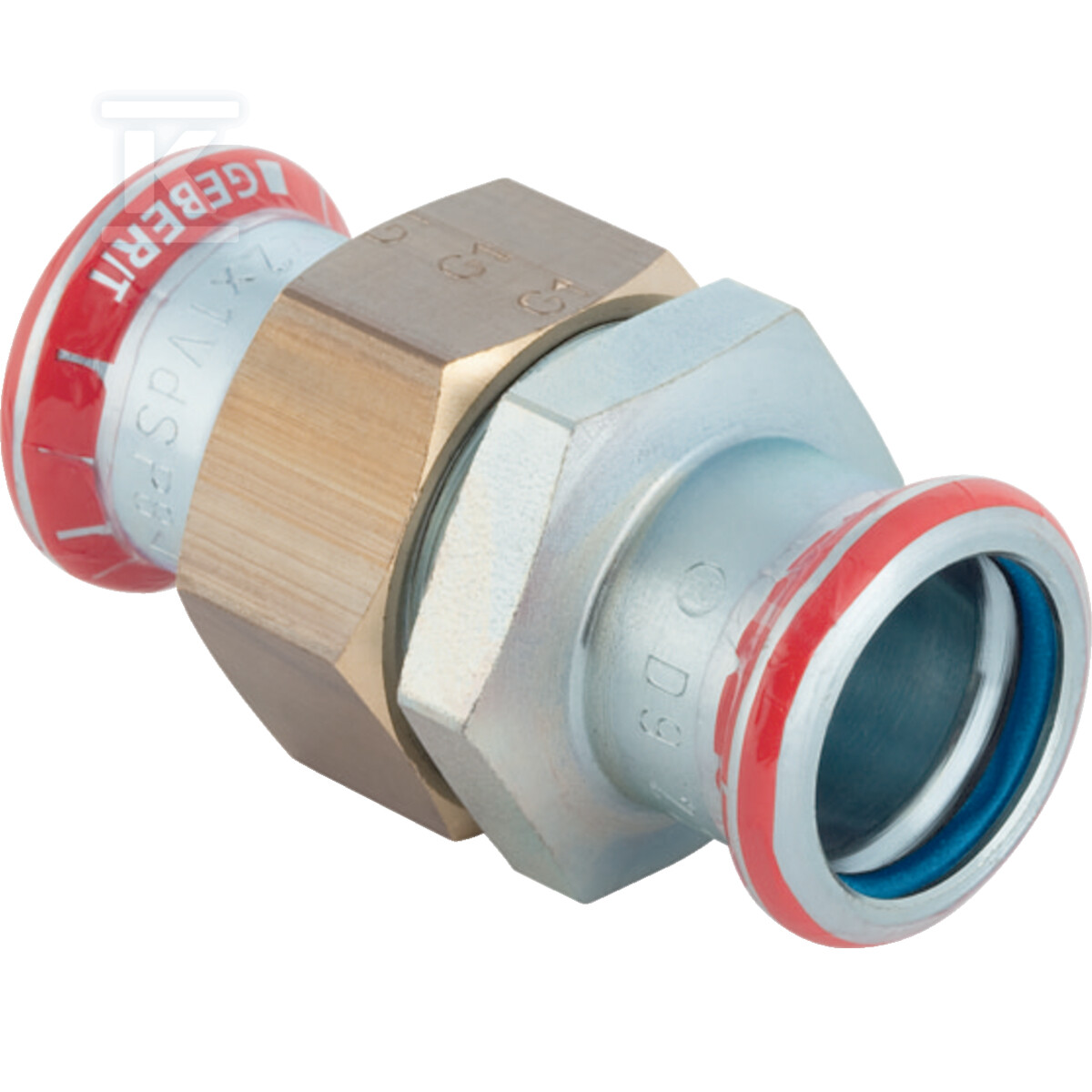 Śrubunek Geberit Mapress C-Stahl (FKM niebieski): d=28mm 51775 - obrazek 1