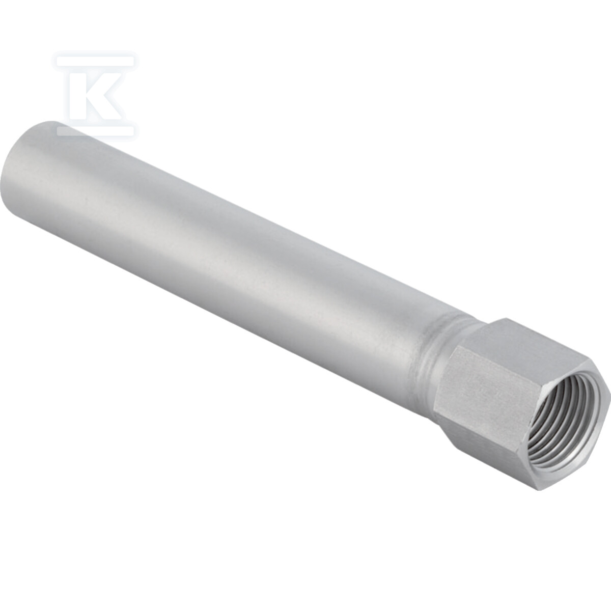 Złączka przejściowa długa Geberit Mapress Edelstahl z gwintem wewnętrznym i końcówką wsuwaną: d=22mm, Rp=1/2