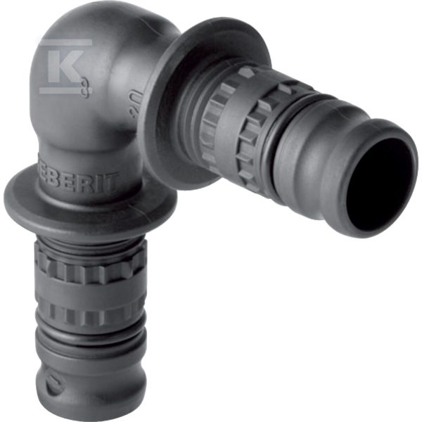 Kolano Geberit Mepla: 90°, PVDF, d=16mm 621.271.00.5