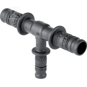 Trójnik redukcyjny Geberit Mepla: PVDF, d=75mm, d1=40mm, d2=75mm 628.321.00.5