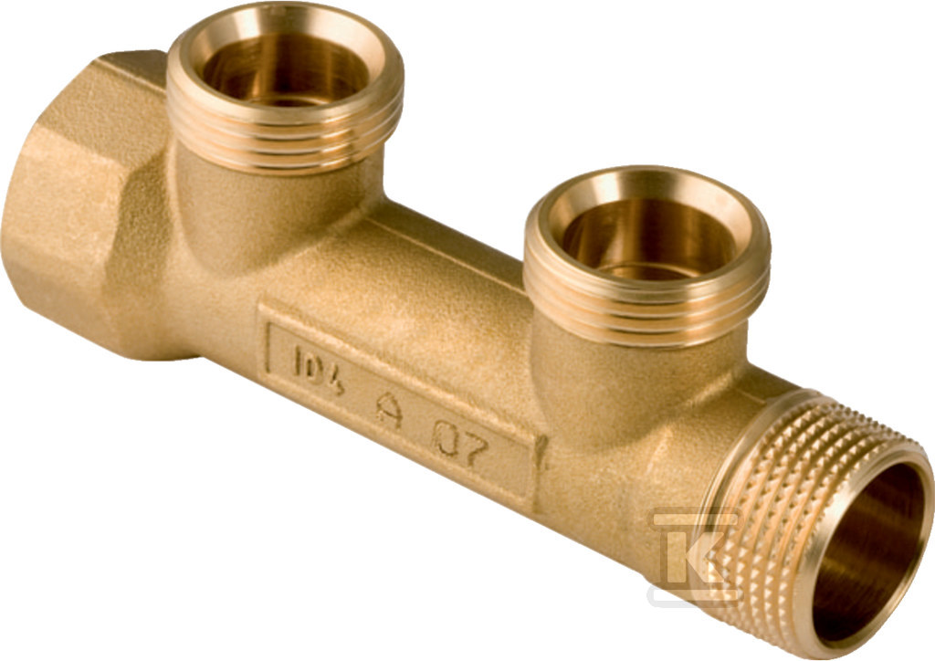 Rozdzielacz Geberit Mepla potrójny R1"-EuG3/4"-Rp1" 613.423.00.1 - obrazek 1