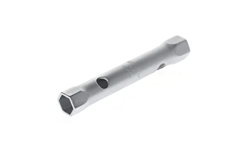 GEDORE Klucz nasadowy podwójny, 17 + 19 mm, 6 kątny, 155 mm długości, narzędzie do nakrętek samochodowych, 26 R x 19, stal chromowana