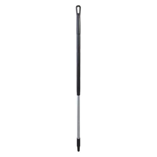 Vikan 29359 aluminiowy uchwyt z końcówką gwintowaną, średnica 1 7/32", 132 cm, czarny - obrazek 1