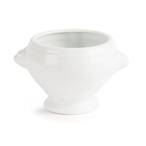Olympia Whiteware miski do zupy z głową lwa 475 ml porcelanowe naczynie kuchenne 6 szt