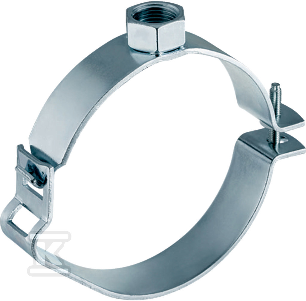 Uchwyt do rur regulowany z mufą gwintowaną 90-98xGW3/4", gwint wewnętrzny, stalowy ocynkowany (kanalizacja HDPE) 366.842.00.1 - obrazek 1