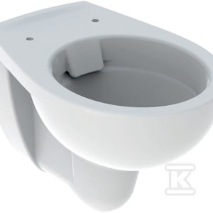 Miska WC wisząca Rekord – lejowa, Rimfree, T=52 cm, biały K93120000