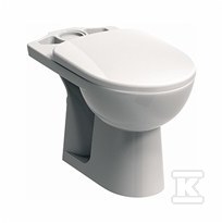 Miska Nova Pro ustępowa kompaktowa owalna, lejowa, odpływ poziomy M33200000 - obrazek 1