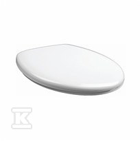Deska sedesowa WC wolnoopadająca duroplast biała Optima z tworzywa Duroplast, , zawiasy Click2Clean Geberit K90116000