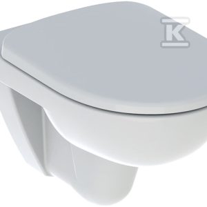 Zestaw wiszącej miski WC Selnova lejowa, B36 cm, H38 cm, T53 cm, z deską sedesową, mocowanie od dołu 501.752.00.1 Zestaw wiszącej miski WC Selnova lejowa, B36 cm, H38 cm, T53 cm, z deską sedesową, mocowanie od dołu 501.752.00.1