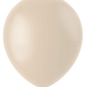 Folat 19618 Vintage Beige 33 cm 10 szt. Creamy Latte dmuchane balony z helem na urodziny, wesele, chrzciny, dekoracje imprezowe Folat 19618 Vintage Beige 33 cm 10 szt. Creamy Latte dmuchane balony z helem na urodziny, wesele, chrzciny, dekoracje imprezowe
