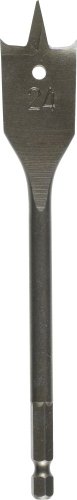 kwb Profesjonalne wiertło płaskie 38,0 mm (trzpień 1/4″, 2 gwintowniki wstępne, szlifowane bardzo ostre)