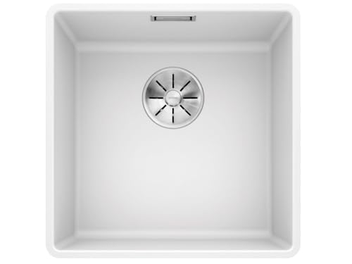 BLANCO SUBLINE 400 F, SILGRANIT® PuraDur®, biay, bez pilota odpywu