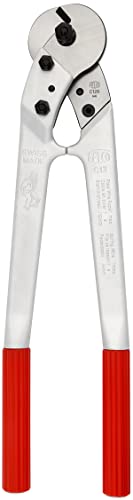 FELCO C12 nożyce do kabli (długość 50 cm, cięcie Ø 12 mm, z trójkątnym cięciem dla czystych cięć, ostrza wysokiej jakości stali, lekkie uchwyty) - obrazek 1
