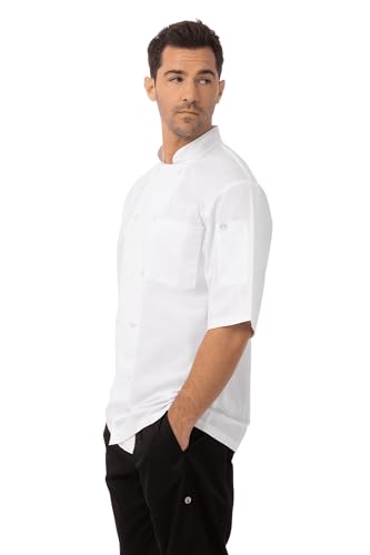 Chef Works JLCV Montreal Essential Cool Vent płaszcz, biały, duży