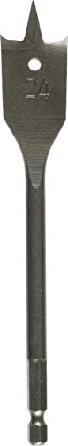 kwb profesjonalne wiertło płaskie 24,0 mm 512424 (trzpień 1/4", 2 gwintowniki wstępne, bardzo ostre) - obrazek 1