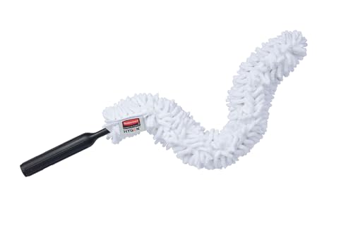 Rubbermaid Commercial Products Hygen Quick Connect, elastyczna ścianka z mikrofibry o wysokiej wydajności biała - obrazek 1