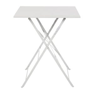 Bolero Szary styl chodnika stalowy stół kwadratowy 710 x 600 mm restauracja Bolero Szary styl chodnika stalowy stół kwadratowy 710 x 600 mm restauracja