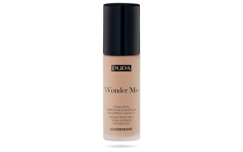 Pupa Wonder Me wodoodporny podkład w płynie (040 Honey Warm) - natychmiastowa perfekcja i absolutna lekkość, długa żywotność, odporny na wodę wilgoć, rozmiar 30 ml - obrazek 1