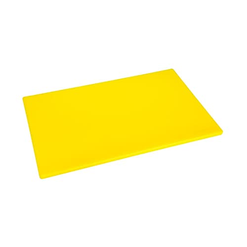 Hygiplas Antybakteryjna deska do krojenia o niskiej gęstości żółta 450 x 300 10 mm - obrazek 1
