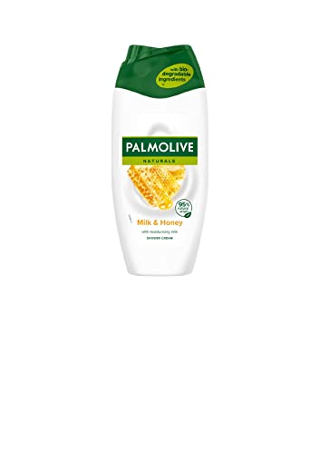 Palmolive Naturals żel pod prysznic miód i mleko 6 x 250 ml Kremowy z ekstraktami miodu mleka, odpowiedni dla - obrazek 1