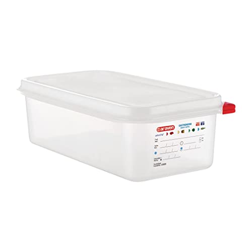 Araven Pojemnik na żywność przechowywanie żywności organizacja kuchnia dom 4 l GN 1/3. 100 mm głębokości. Pojemność: l. Ilość w opakowaniu: