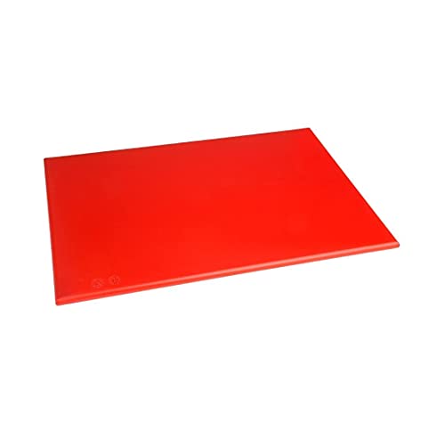 Hygiplas Standardowa czerwona deska do krojenia o wysokiej gęstości surowego mięsa 45 x 30 cm