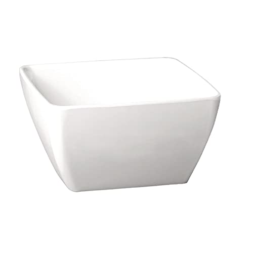 Miska Pure Square Melamina Biała 190x190mm